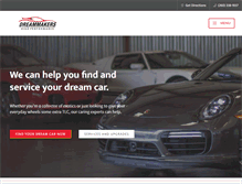 Tablet Screenshot of dreammakersautomotive.com